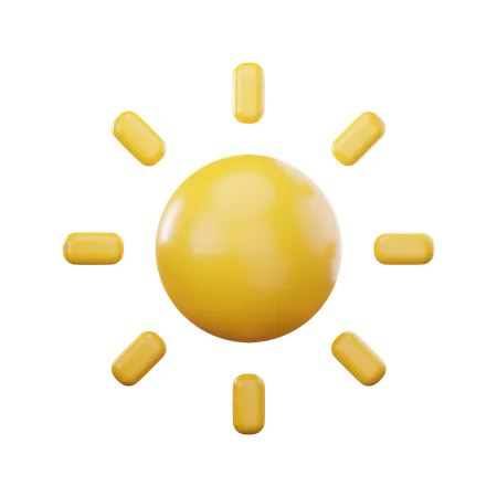 Sun  3D Icon