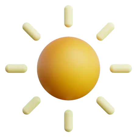 Sun  3D Icon