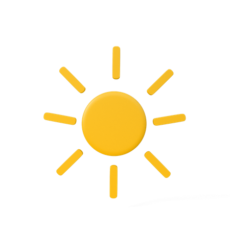 Sun  3D Icon