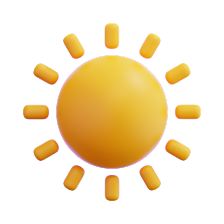 Sun  3D Icon