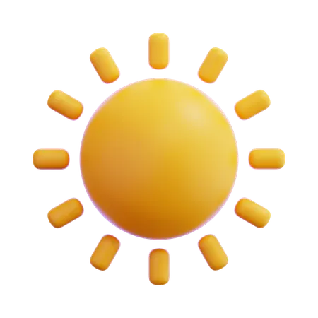 Sun  3D Icon