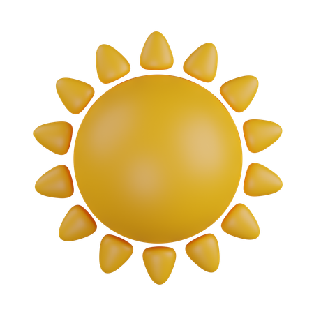 Sun  3D Icon