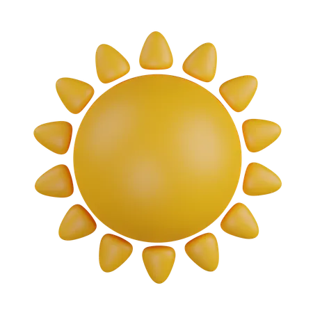 Sun  3D Icon