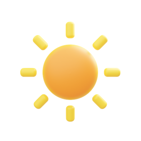 Sun  3D Icon