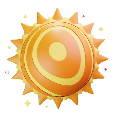 Sun  3D Icon