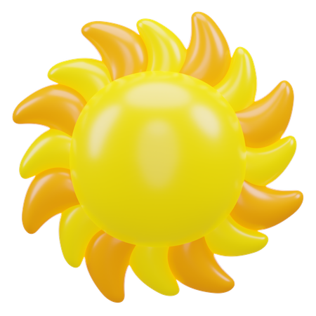 Sun  3D Icon