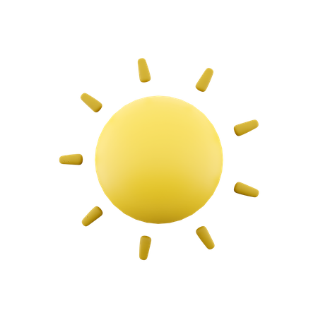 Sun  3D Icon