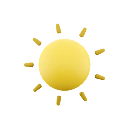 Sun  3D Icon