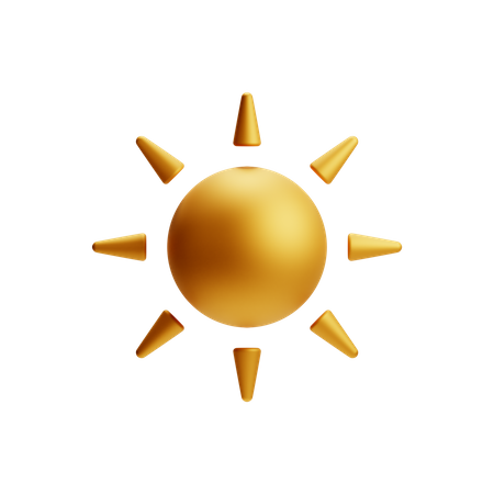 Sun  3D Icon