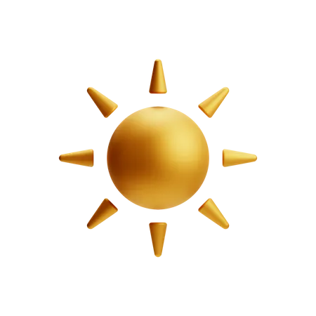 Sun  3D Icon