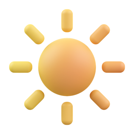 Sun  3D Icon