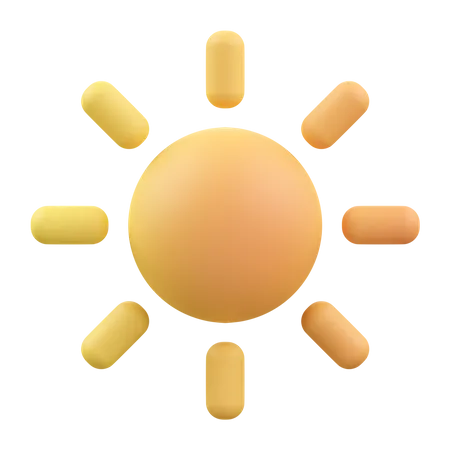 Sun  3D Icon