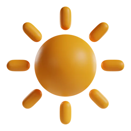 Sun  3D Icon