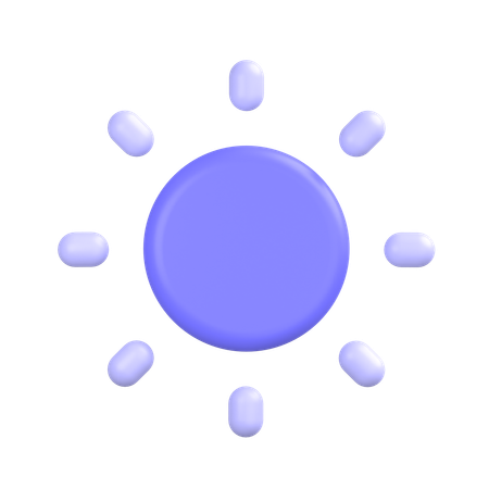 Sun  3D Icon