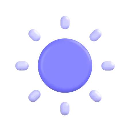 Sun  3D Icon