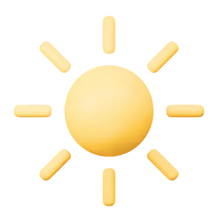 Sun  3D Icon