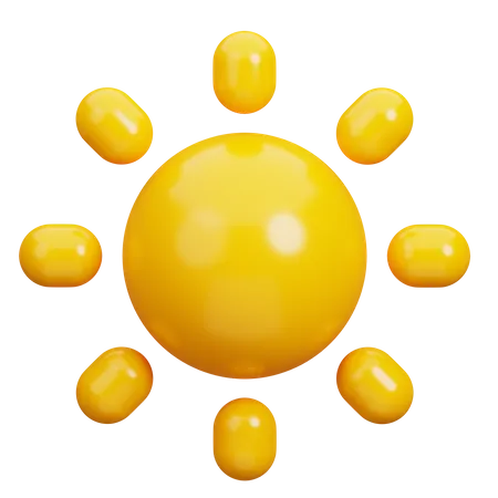 Sun  3D Icon