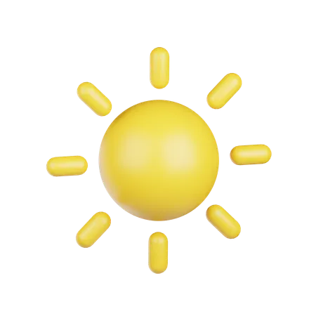 Sun  3D Icon