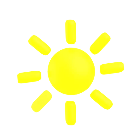 Sun  3D Icon