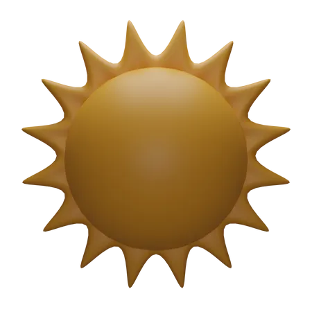 Sun  3D Icon