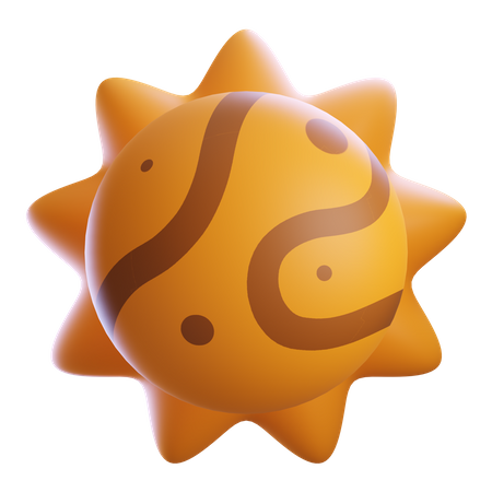 Sun  3D Icon