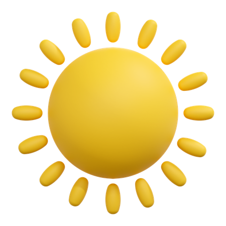 Sun  3D Icon