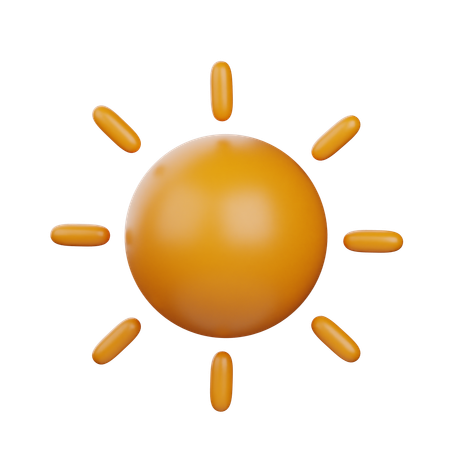 Sun  3D Icon