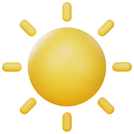 Sun  3D Icon