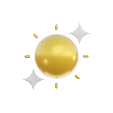 Sun  3D Icon