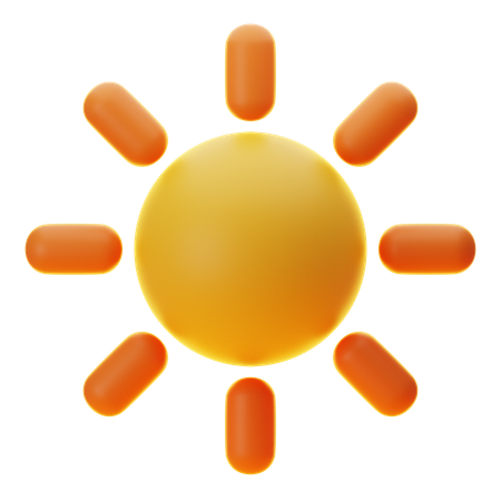 Sun  3D Icon
