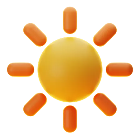 Sun  3D Icon