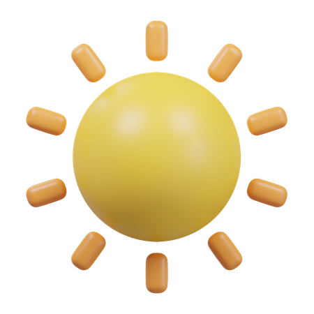 Sun  3D Icon