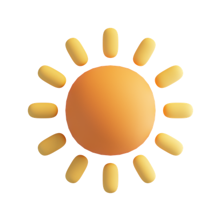 Sun  3D Icon