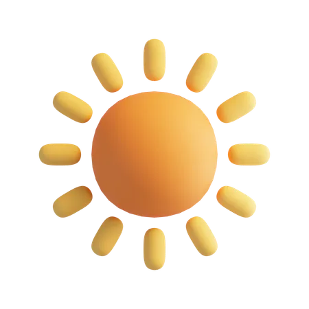 Sun  3D Icon