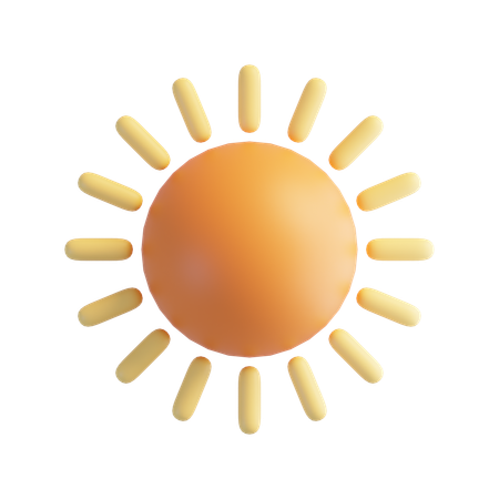Sun  3D Icon