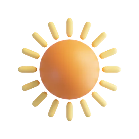 Sun  3D Icon