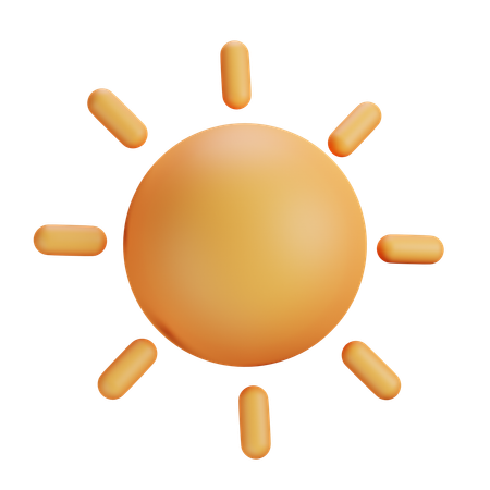 Sun  3D Icon