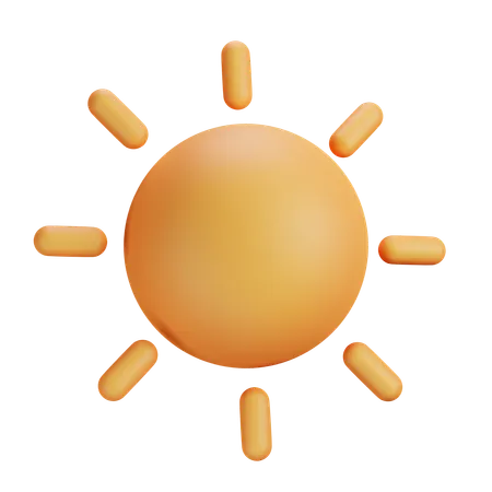 Sun  3D Icon