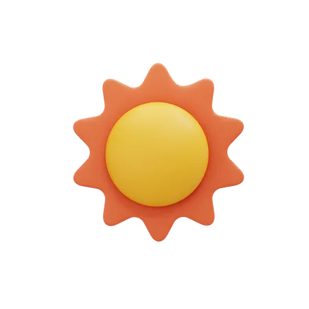 Sun  3D Icon