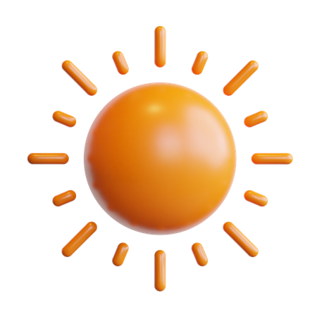 Sun  3D Icon