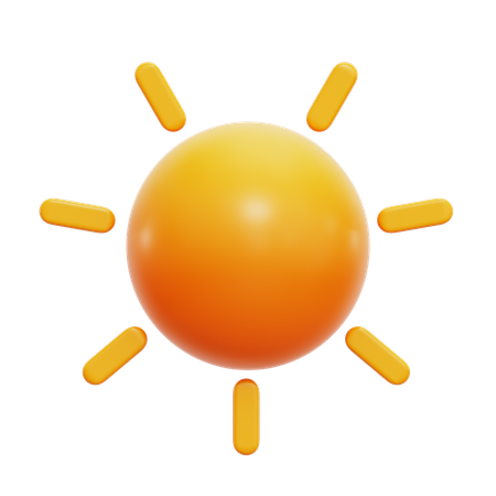 Sun  3D Icon