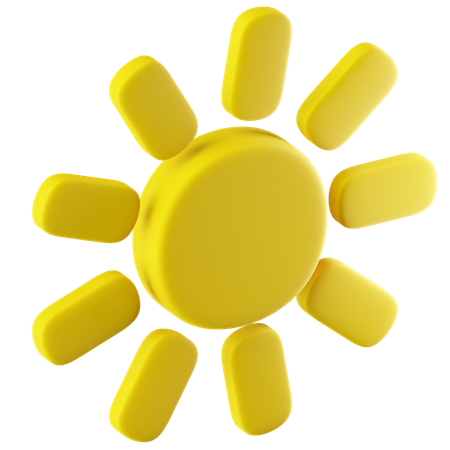 Sun  3D Icon