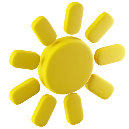 Sun  3D Icon