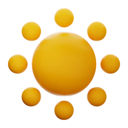 Sun  3D Icon