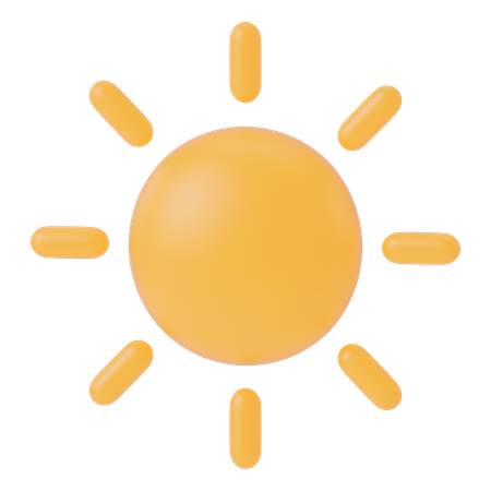 Sun  3D Icon