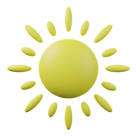 Sun  3D Icon