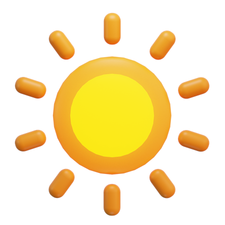 Sun  3D Icon