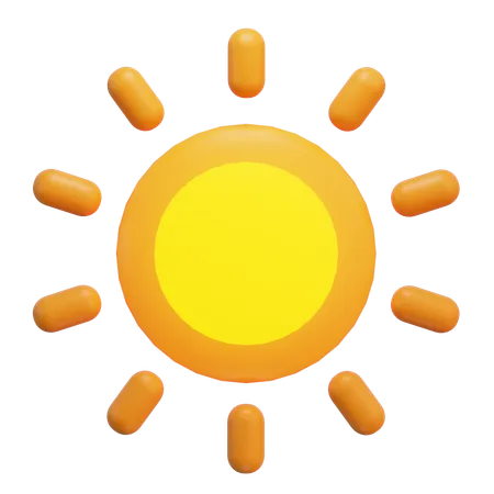 Sun  3D Icon