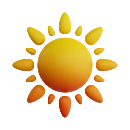 Sun  3D Icon