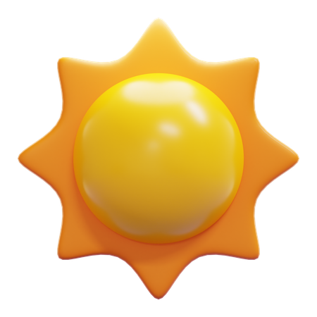 SUN  3D Icon